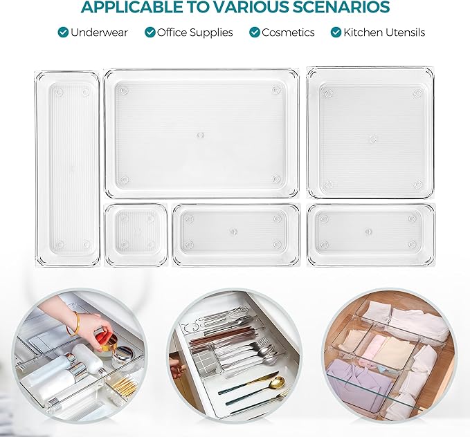8 Pack Drawer Organizer - Image 7