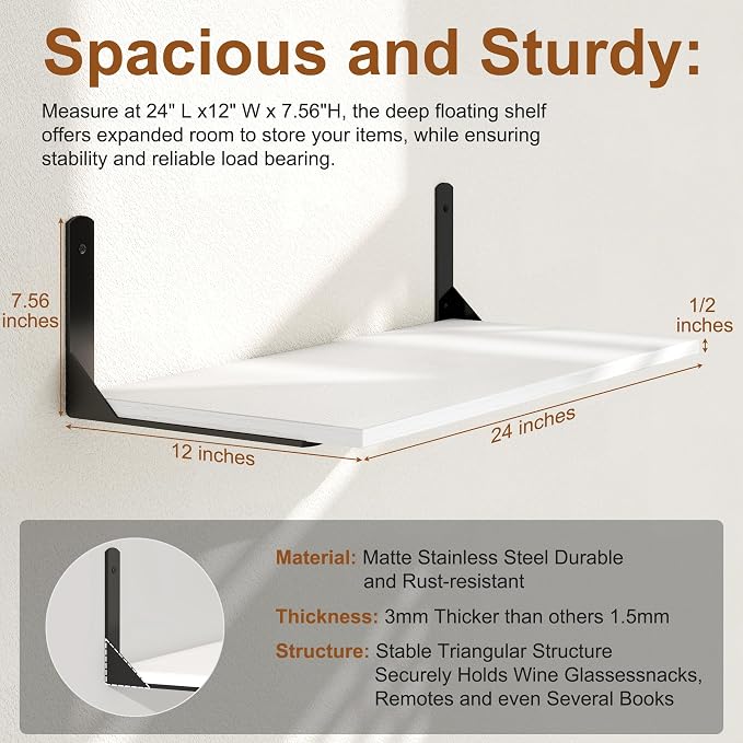 Fun Memories Deep Floating Shelves - Image 3