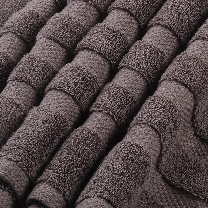 SOFE H&L | Olea Luxury Turkish Cotton Bath Towels Set of 6 : 2 Bath Towels 2 - Image 5