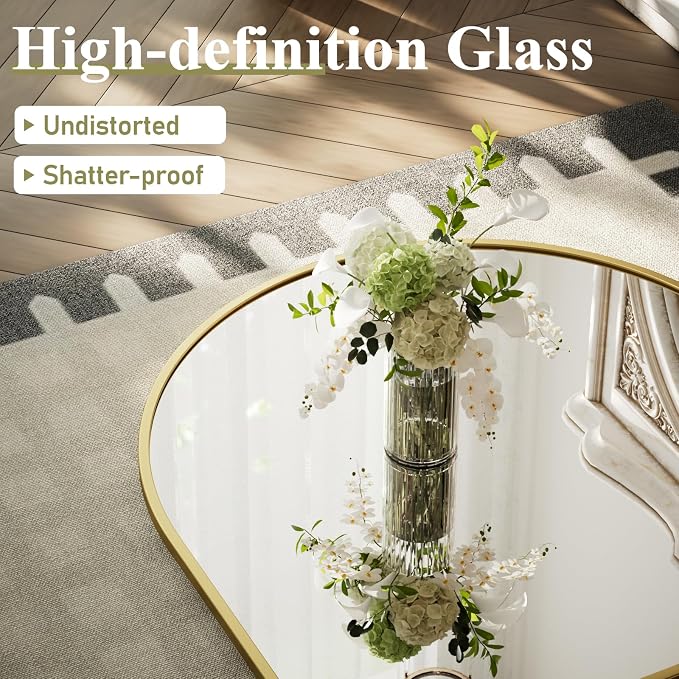 HARRITPURE Arched Bathroom Mirror - Image 3