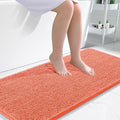 OLANLY Bathroom Rugs 47x24, Extra Soft Absorbent Chenille Bath Rugs, Rubber by OLANLY