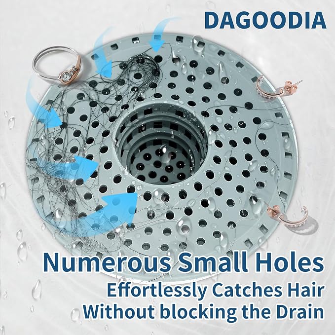 Bathtub Drain Hair Catcher, Tub Shower Drain Hair Trap/Strainer - Image 2