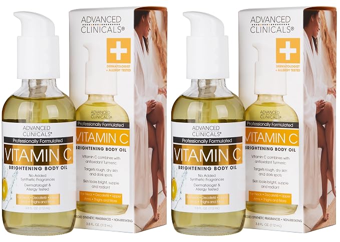 Advanced Clinicals Vitamin C Brightening Body Oil by AdvancedClinicals