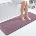 OLANLY Bathroom Rugs 47x17, Extra Soft Absorbent Chenille Bath Rugs, Rubber by OLANLY