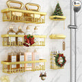 Veken Adhesive Shower Caddy 6-Pack, Gifts by Veken