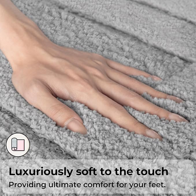 GRANNY SAYS Bathroom Rugs Sets 3 Piece, Super Soft Absorbent Microfiber Bath - Image 3