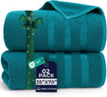 DAN RIVER 2 Pack Luxury Bath Sheets 35x70, 600 GSM, Soft & Quick Dry 100% Ring by DanRiver