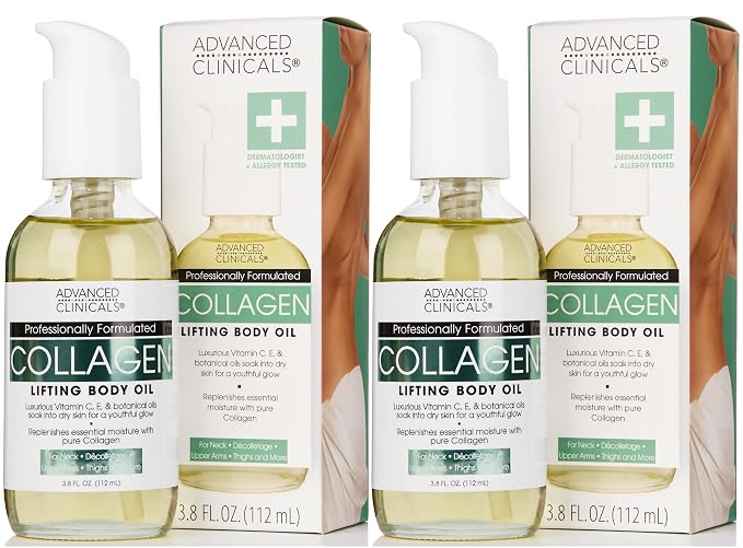 Advanced Clinicals Hydrating Collagen Oil by AdvancedClinicals