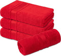 Melissa Linen, Soft Washcloths Set of 4 100% Turkish Cotton Small Hand Towels by MelissaLinen