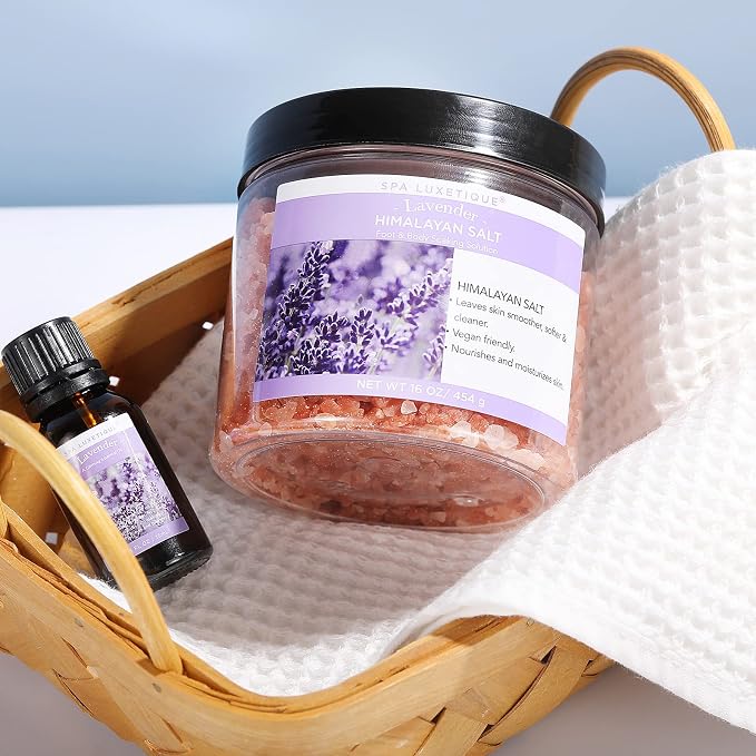 Spa Luxetique Epsom Salts for Soaking, 3.17lbs Bath Salts Gifts - Image 2