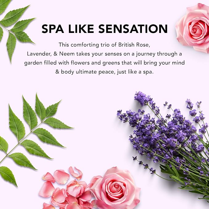 Botanic Hearth Relax & Renew Body Wash Set – British Rose, Lavender & Calendula - Image 4