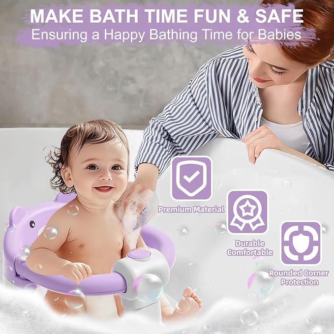 Baby Bath Seat for Babies 6 Months & Up, Toddler Bath Seats for Babies Sitting - Image 2