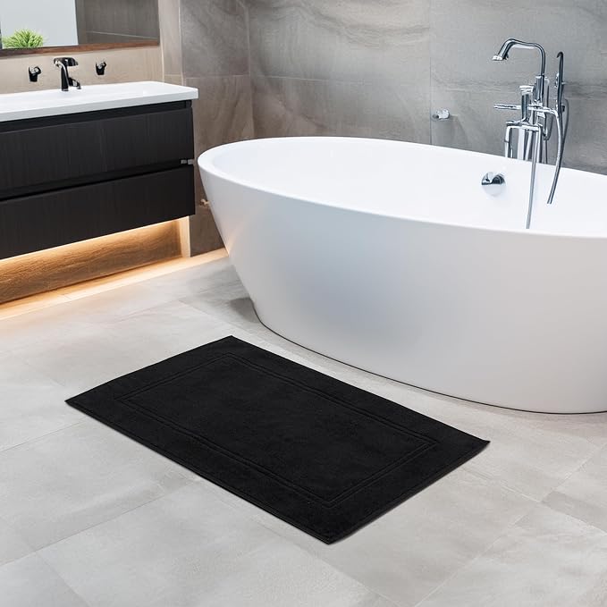 Tens Towels Pack of 2 Bath Mats 100% Cotton, 20 x 32 Inches, Super Absorbent - Image 7