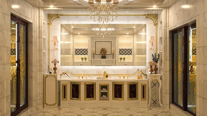 TETOTE 72 x 36 Inch LED Bathroom Mirror Backlit, Vanity Mirror - Image 6