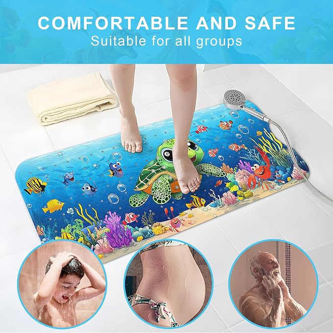 Upgrade Cartoon Baby Bath Mat Non Slip - Image 7