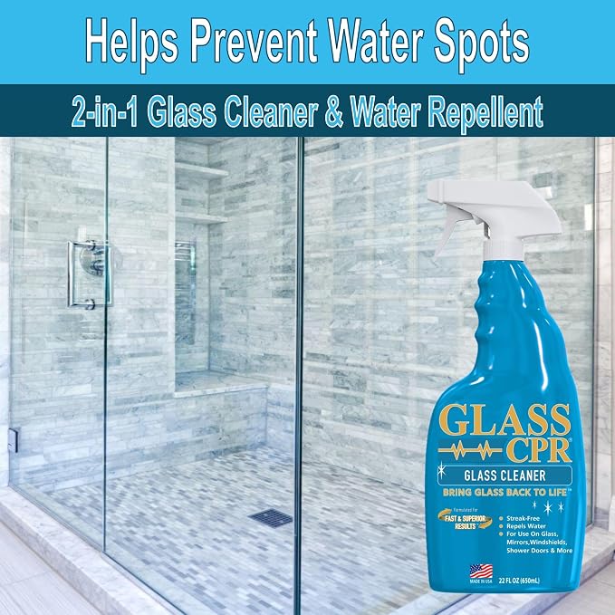 Glass CPR 2-in-1 Glass Cleaner & Water Repellent | Deep Cleaning - Image 4