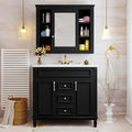 Merax 36" Bathroom Vanity with Sink, 36 inch Bathroom Vanity Storage Cabinet by Merax