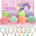8 Pack Bubble Bath Bombs for Kids by Toidgy