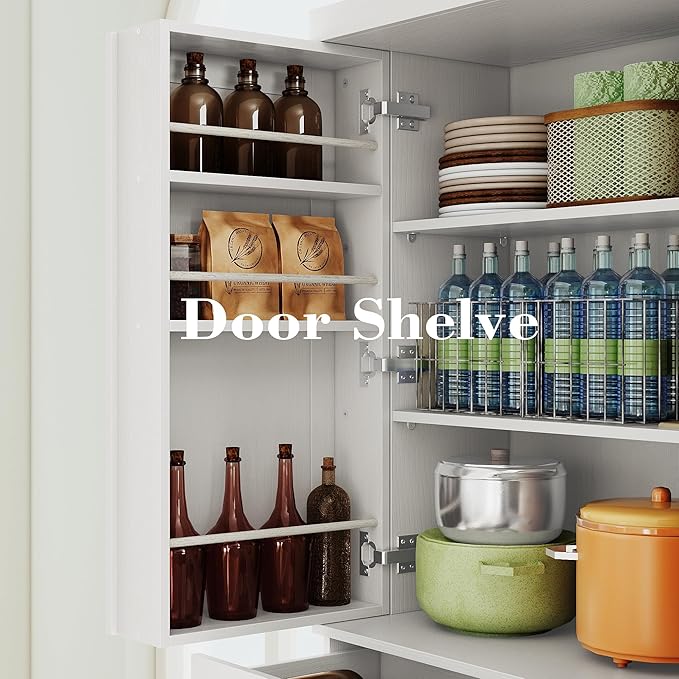 IRONCK Kitchen Pantry Cabinet 72" Height, Freestanding Cupboard - Image 5