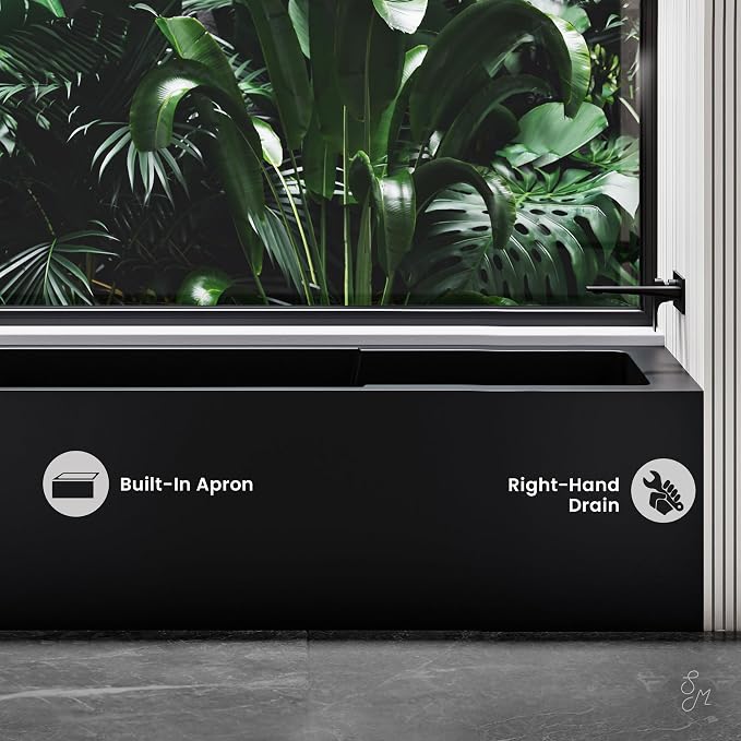 Swiss Madison Well Made Forever SM-AB540MB Voltaire Skirted Alcove Bathtub - Image 5