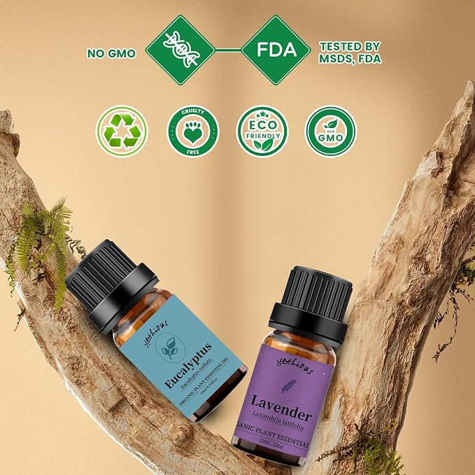 yethious Lavender Eucalyptus Essential Oil Organic Pure Plant Lavender Oil - Image 5