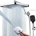 Shower Heads with Handheld Spray Combo, 13 Inches Rain Shower Head with 4 Mode by V-Frankness