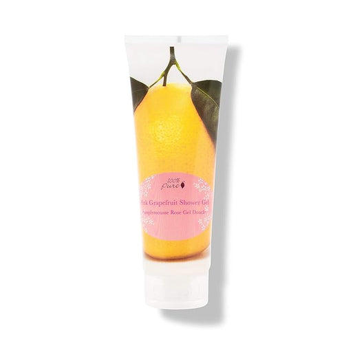 100% PURE Pink Grapefruit Shower Gel Natural Foaming & Hydrating Body Wash by 100Pure