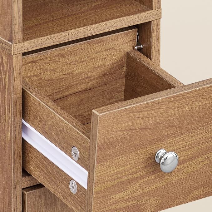 SoBuy Bathroom Narrow Storage Cabinet Skinny Tall Unit - Image 7