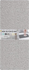 Nonslip Bathtub Mat, Anti Slip Bath Mat 0.6" Extra Thick, Quick Dry Bath Tub by Rzoysia