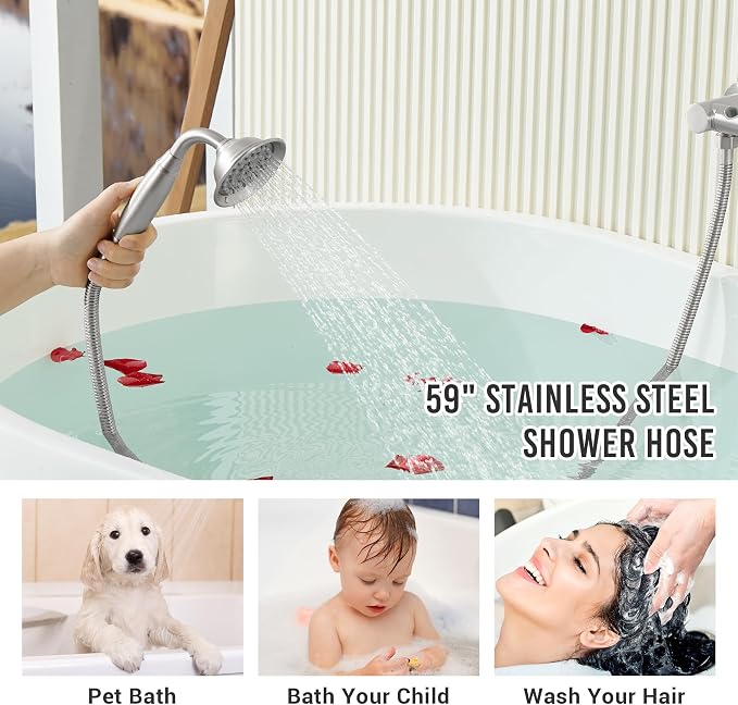 DASAN Antique Wall Mount Tub Filler Faucet - Image 7