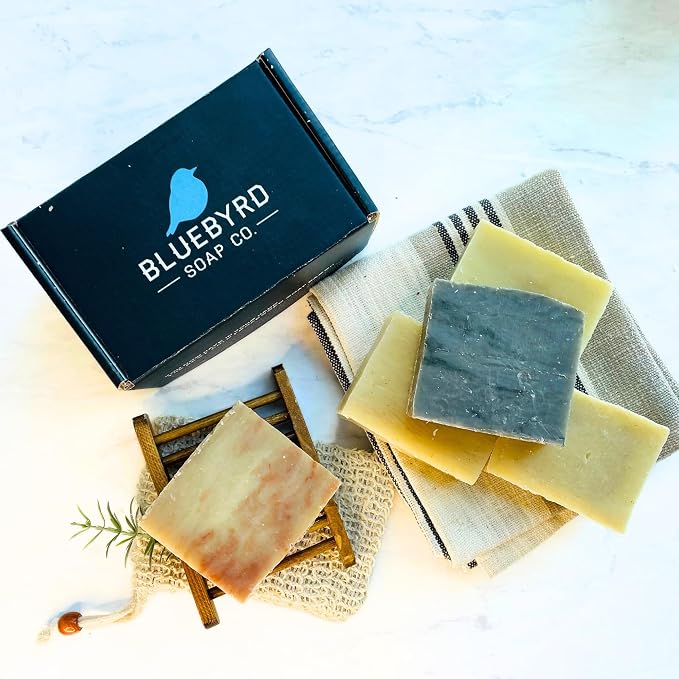 BLUBYRD Soap Co. Natural Solid Shampoo Bar 5 Pack – Set of Organic Shampoo Bars - Image 2