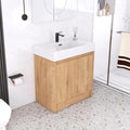 Bathroom Vanity with Sink, 30 in Freestanding Bathroom Single Sink Cabinet by Unknown