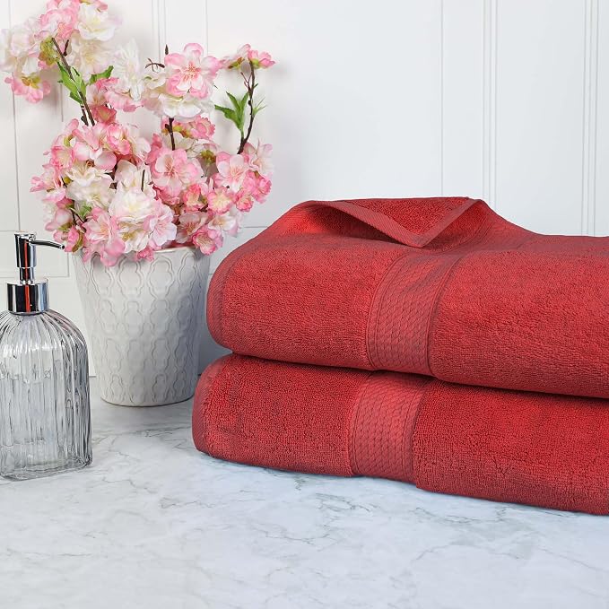 Superior Egyptian Cotton Pile Bath Sheet Set of 2, Ultra Soft Luxury Towels by SUPERIOR
