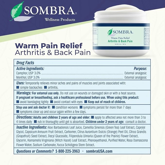 Sombra Warm & Cool Pain Relief Gel, Warm Relief - Image 8