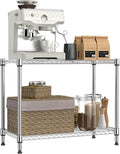 IZEUK 2 Tier Adjustable Metal Storage Shelving Unit, Heavy Duty Wire Rack by IZEUK
