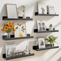 Heimlove Floating Shelves Set of 6, Display Shelf Organizer by Heimlove
