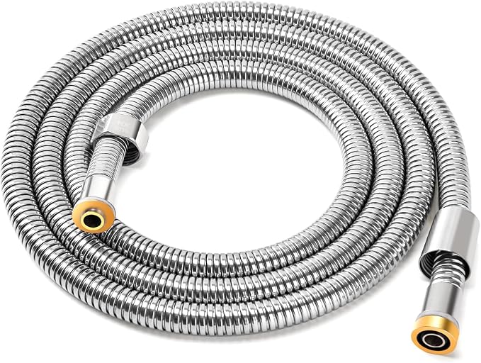 79 Inch Shower Hose, Flexible Stainless Steel Handheld Replacement Shower Hose by OIETON