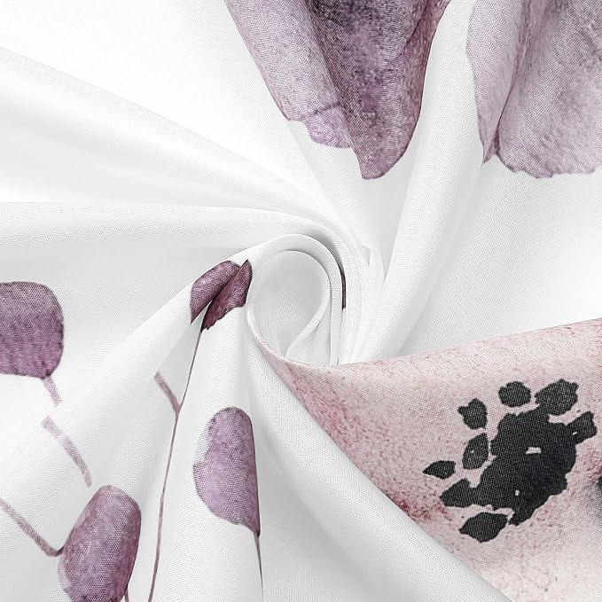 Gibelle Small Stall Shower Curtain 36 x 72, Narrow Half Watercolor Floral - Image 5
