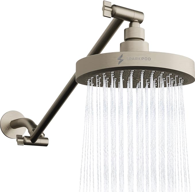 SparkPod Round Rain Shower Head by SparkPod