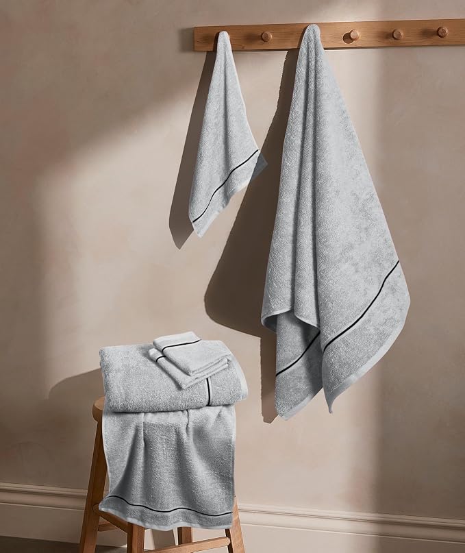 MyOwn Ultra Soft 6 Pack Cotton Towel Set, Contains 2 Bath Towels 28x55 inch - Image 3