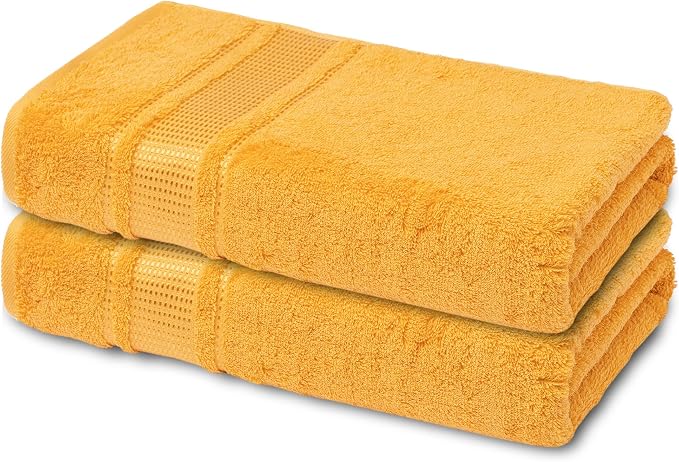 Melissa Linen, 2 Piece Bath Towel Set, 100% Turkish Cotton Bath Towels by MelissaLinen
