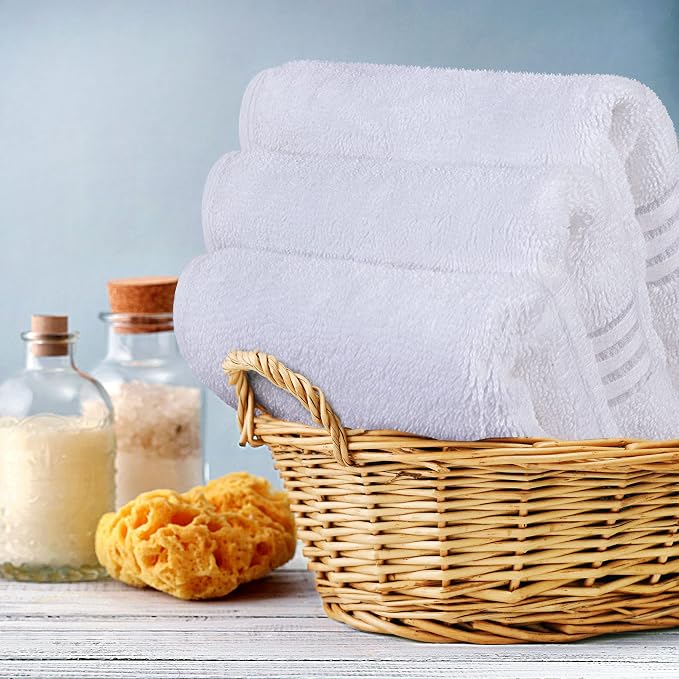 Utopia Towels - Luxury Wash Cloths Set 600 GSM 100% Cotton Ring Spun, Highly - Image 7