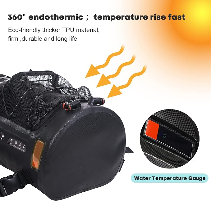 WILD HEART Camping Shower 22L/ 12L Portable Shower - Image 3