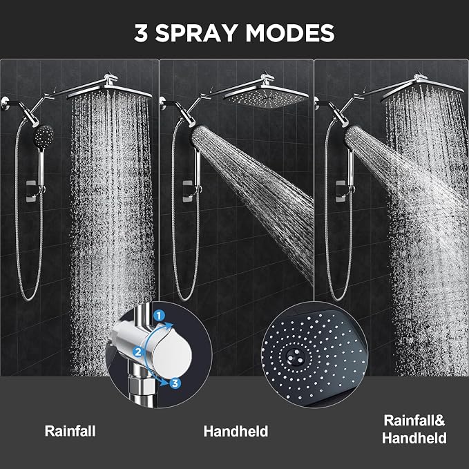 Veken 11.8" Rain Shower Head - Image 3