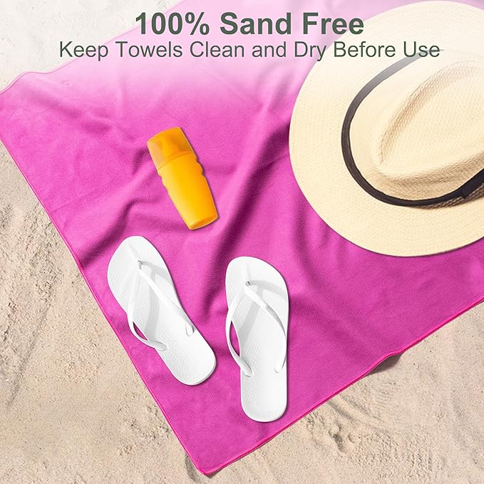 Camping Towel, 2 Pack Microfiber Travel Sports Towel, Quick Dry - Image 3