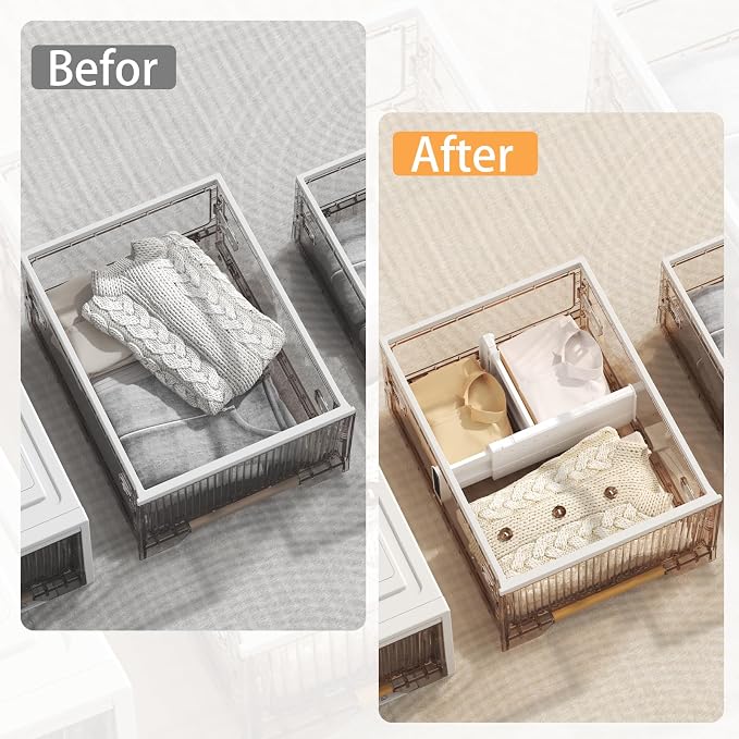 REBECAT 12 Pack Drawer Dividers - Image 4