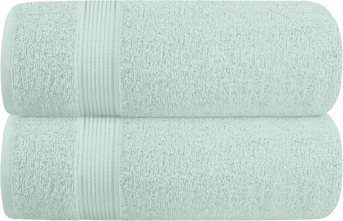 Elvana Home Cotton 2 Pack Oversized Bath Towel Set 28x55 inches, Large Bath by Unknown