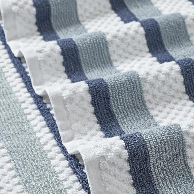 Modern Threads Pax 6-Piece Reversible Yarn Dyed Jacquard Towel Set - Image 2