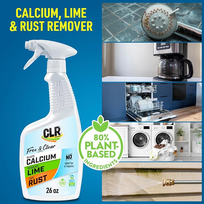 CLR Brands® Calcium, Lime & Rust Remover Free & Clear, No Dyes or Fragrances - Image 2