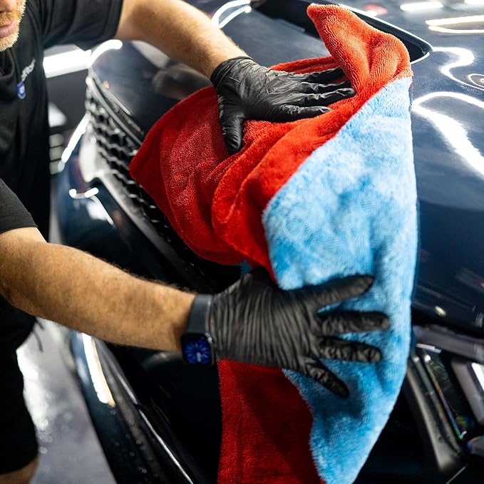 Autofiber Dreadnought Max Triple Layer Microfiber Car Drying Towel, Twist Pile - Image 3